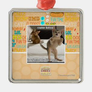 Adorno Metálico Gatito del rapaz