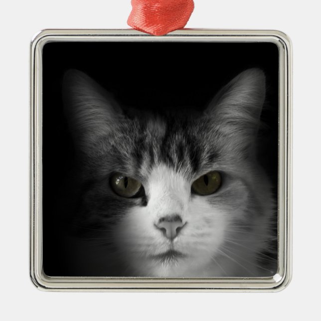 Adorno Metálico Gato de corte (Frente)