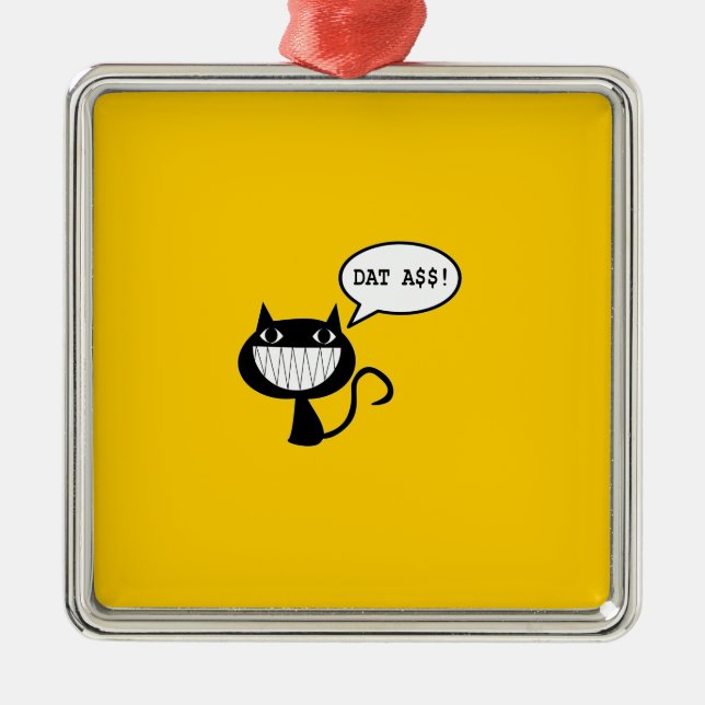 Adorno Metálico Gato travieso (Frente)