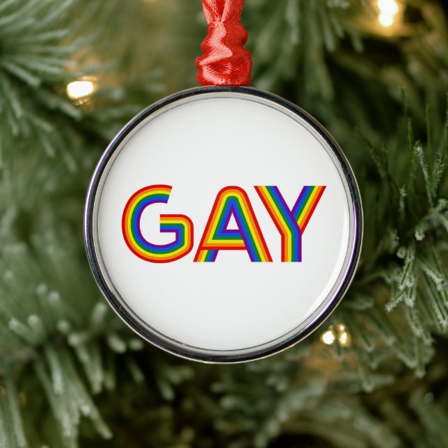 ADORNO METÁLICO GAY (Árbol)