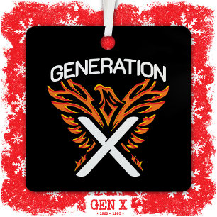 Adorno Metálico Generación de aves X Gen Xer Phoenix