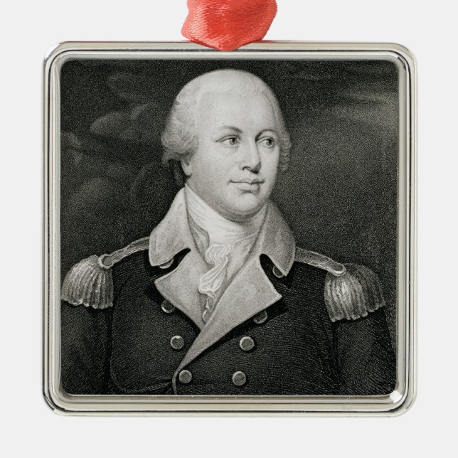 Adorno Metálico General importante Nathaniel Greene (1742-86), (Frente)
