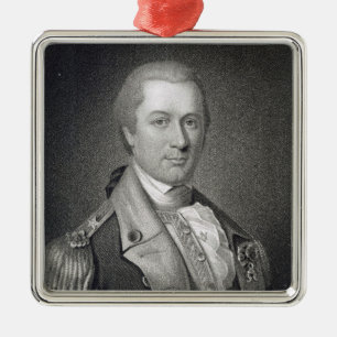 Adorno Metálico General Otho Holanda Williams (1749-94) grabó b