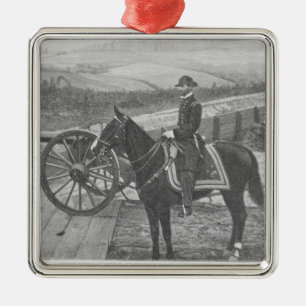 Adorno Metálico General William Tecumseh Sherman en Atlanta