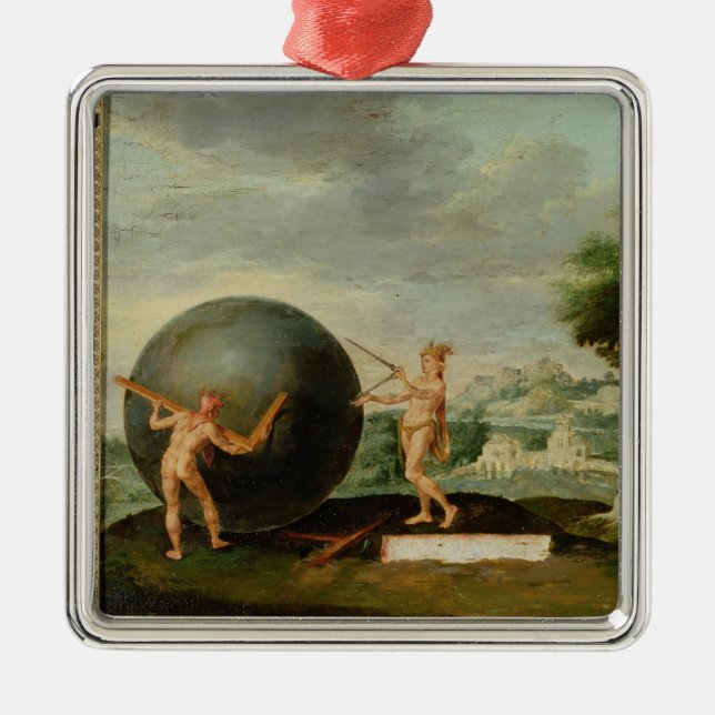 Adorno Metálico Geometría (Frente)