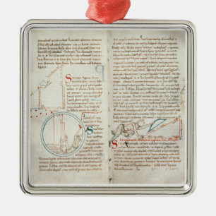 Adorno Metálico Geometría f.32 y 33 del ms 235, de un 'd'Astron