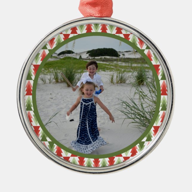 Adorno Metálico Geometric Christmas Tree Grove (Frente)