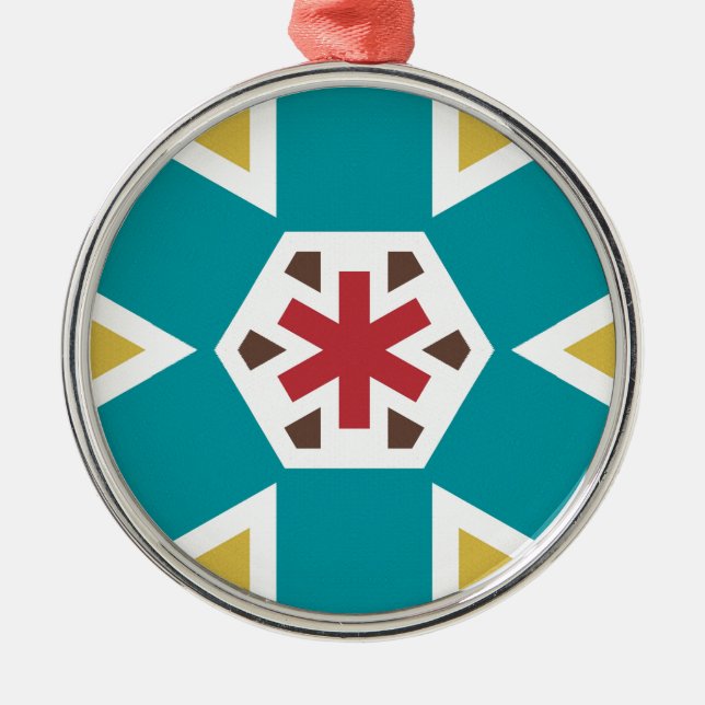 Adorno Metálico Geométrica 230614 (01) (Frente)