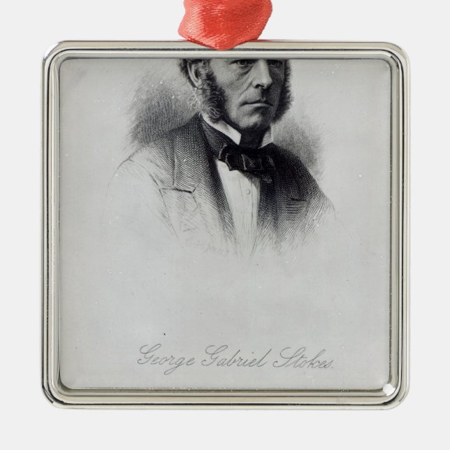 Adorno Metálico George Gabriel Stokes (Frente)