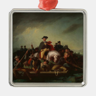 Adorno Metálico George Washington cruzando el río Delaware