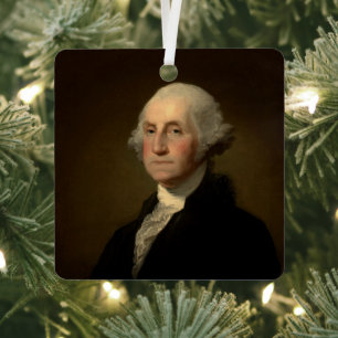 Adorno Metálico George Washington Primer presidente norteamericano