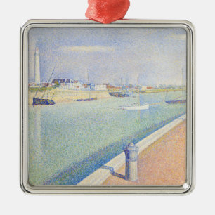 Adorno Metálico Georges Seurat - El Canal de Gravelines