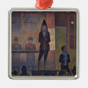 Adorno Metálico Georges Seurat - Espectáculo de circo