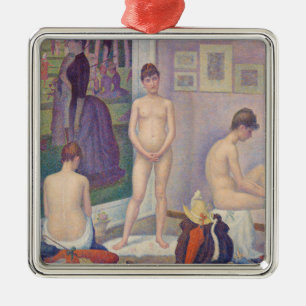 Adorno Metálico Georges Seurat - Las modelos