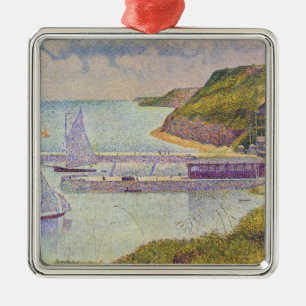 Adorno Metálico Georges Seurat - Port-en-Bessin en marea alta