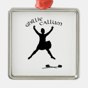Adorno Metálico Ghillie Callum - Bailarín de espada escocés