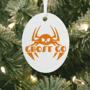 Adorno Metálico Ghost Go Spooky Season