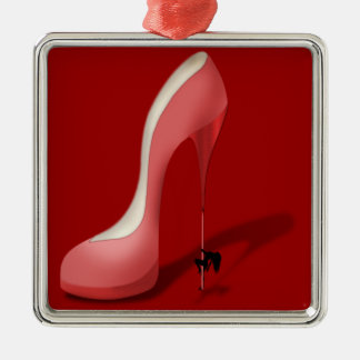 Adorno Metálico Gigante Red Stiletto Personalizado - Bailador de t