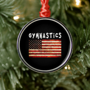 Adorno Metálico Gimnasia Grunge Americana Bandera USA