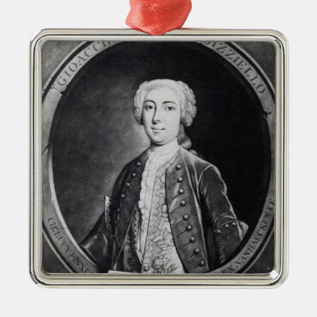 Adorno Metálico Gioacchino Conti, "Gizziello", (Frente)