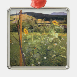 Adorno Metálico Girasoles (por Jacek Malczewski)