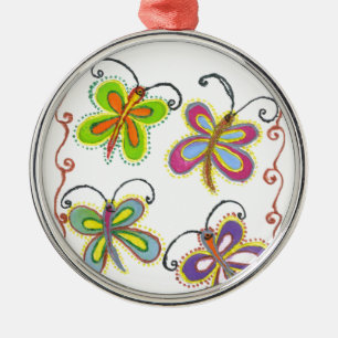 Adorno Metálico Girly Butterfly