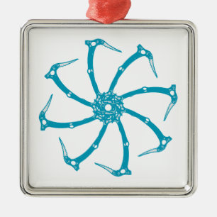 Adorno Metálico Giro de herramientas de hielo