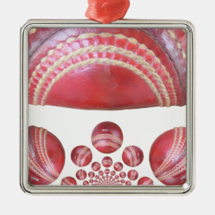 Adorno Metálico Giro en Crimson - Un hermoso Arti de pelota de crí
