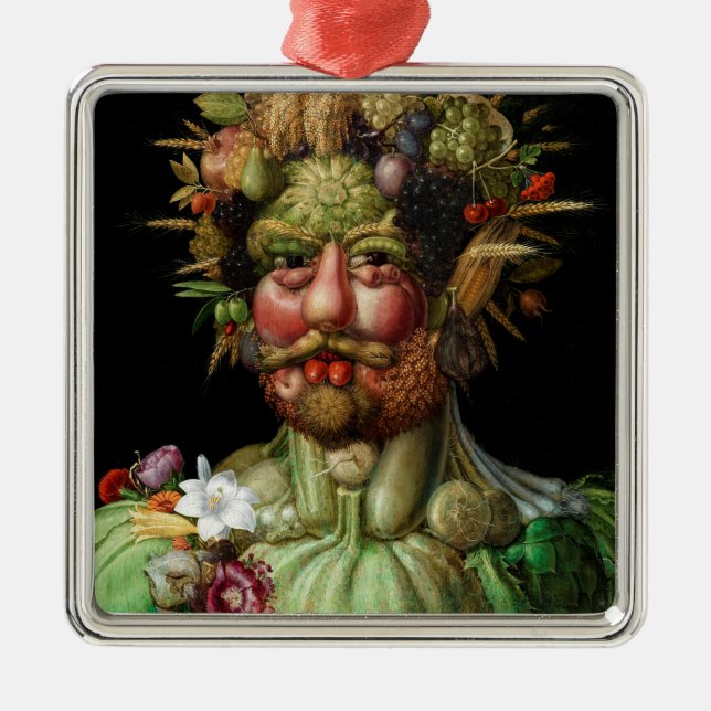 Adorno Metálico Giuseppe Arcimboldo - Vertumnus (Frente)