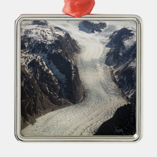 Adorno Metálico Glaciar Sondrestrom en Groenlandia (Frente)