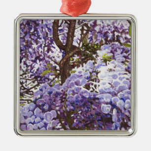 Adorno Metálico Glicinias azules 2011