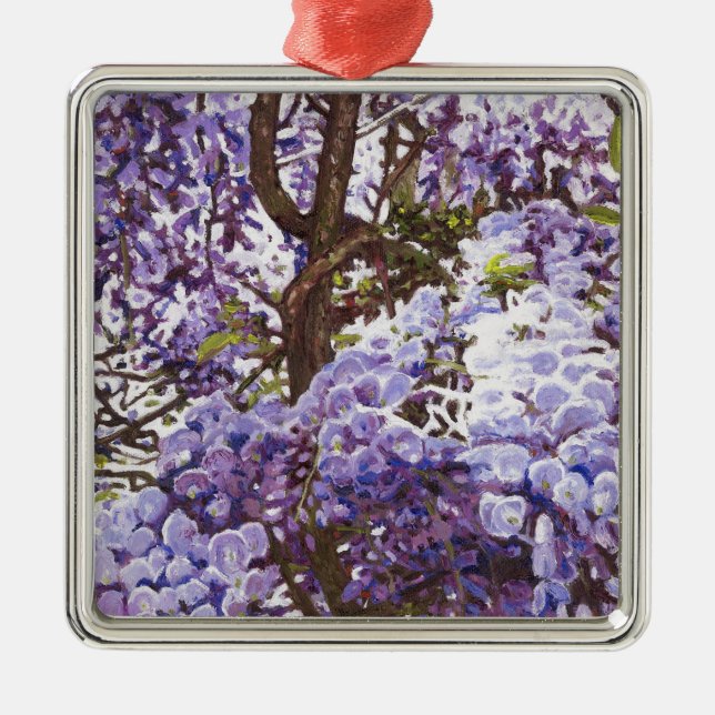 Adorno Metálico Glicinias azules 2011 (Frente)