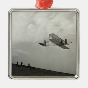 Adorno Metálico Glider Test Flight Aviation Wright Brothers