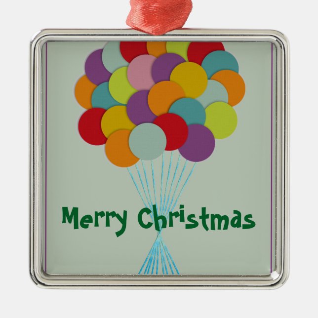 Adorno Metálico Globos (Frente)