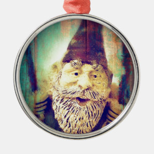Adorno Metálico Gnome Grunge
