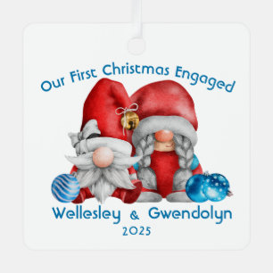 Adorno Metálico Gnomes primera Navidad involucrada