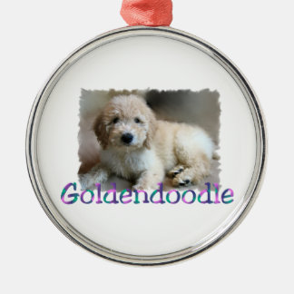 Adorno Metálico Goldendoodle Art