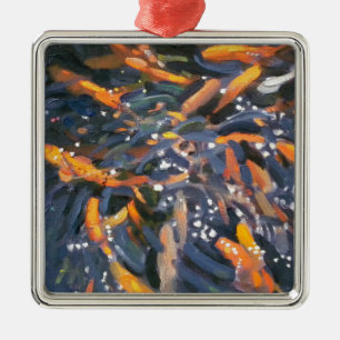 Adorno Metálico Goldfish 2010