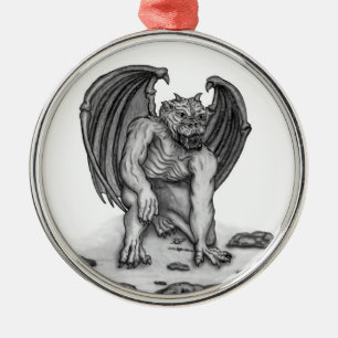 Adorno Metálico Golem Gargoyle