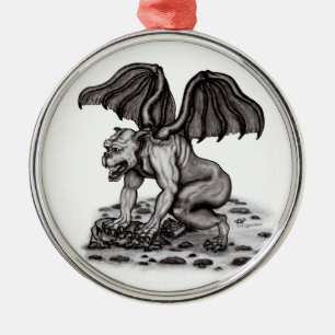 Adorno Metálico Golem Gargoyle