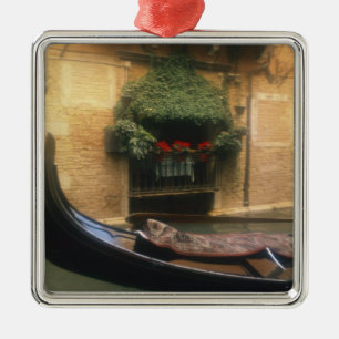 Adorno Metálico Góndola y restaurante, Venecia, Véneto, Italia