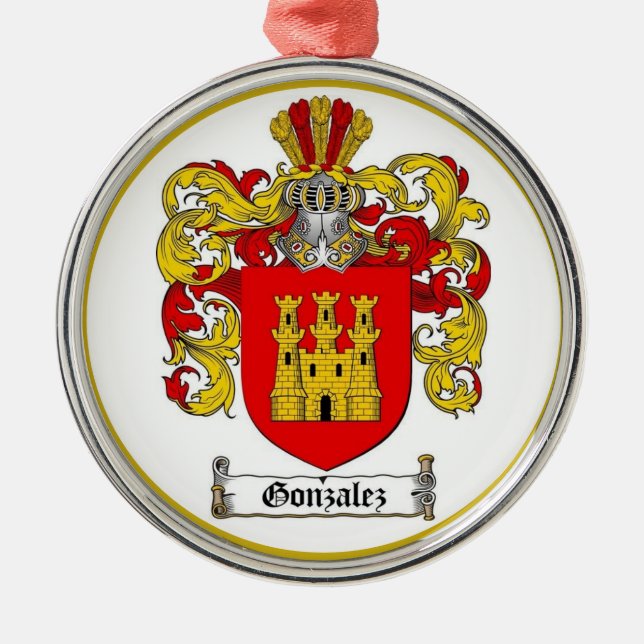 Adorno Metálico Gonzalez (Español) (Frente)