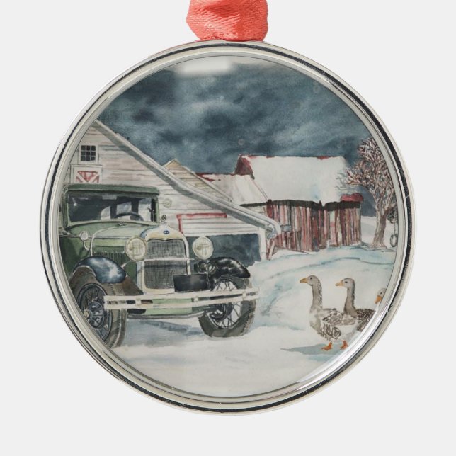 Adorno Metálico Goosed de nuevo (Frente)