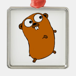 Adorno Metálico Gopher adaptable lindo