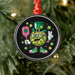 Adorno Metálico Gorra Lucky Pickleball Trebol Irlandés