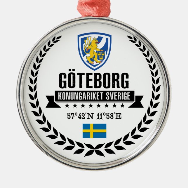 Adorno Metálico Göteborg (Frente)