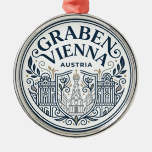 Adorno Metálico Graben, Viena Austria