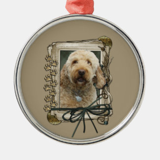 Adorno Metálico Gracias - las patas de piedra - GoldenDoodle
