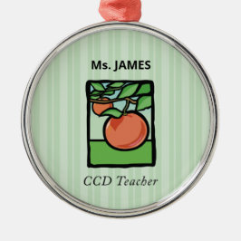 Adorno Metálico Gracias profesor de CCD, Apple