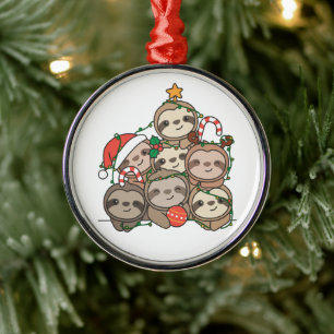 Adorno Metálico Gracioso árbol de Navidad Navidades de animales Ce